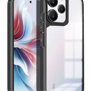KARWAN Back Cover for Redmi 12 4G??(Black, Shock Proof, Pack of: 1)