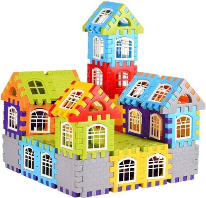 FTAFAT Best baby gift happy home/house educational learning creative kids puzzle toys??(52 Pieces)