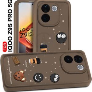 AESTMO Back Cover for iQOO Z9S Pro 5G??(Brown, Dual Protection, Silicon, Pack of: 1)