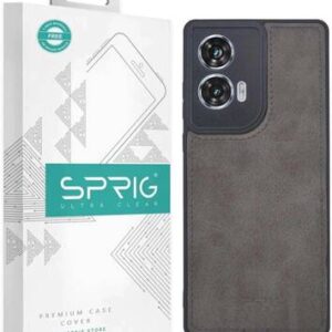 Sprig Back Cover for MOTOROLA Edge 50 Fusion, MOTOROLA Edge 50 Fusion??(Grey, Grip Case, Silicon, Pack of: 1)