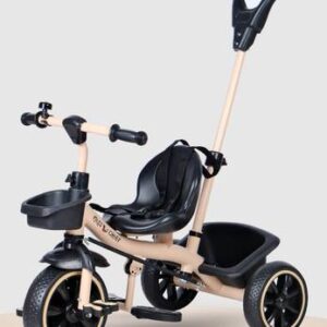 Miss & Chief Adventure Parental Handle Sturdy and Safe for Kids (Ages 2-5yrs) Tricycle??(Beige)