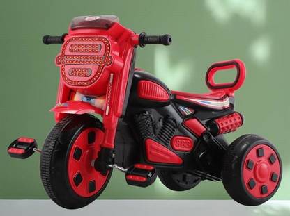 TOYSHOPPEE Kids For Bike|Music Horn|Multicolour Lights|Cycle for 3-6 Years Boy & Girl RDX BIKE PVC BODY WITH NEW COLOUR COMBINATION Tricycle??(Red)