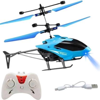 sky toys Remote control Helicopter toy with dual mode lighting & charging cable for kids??(Multicolor)