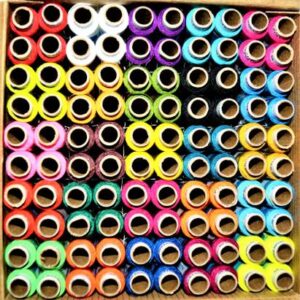 SHINING MOON Multi Color Thread??(150 m Pack of100)